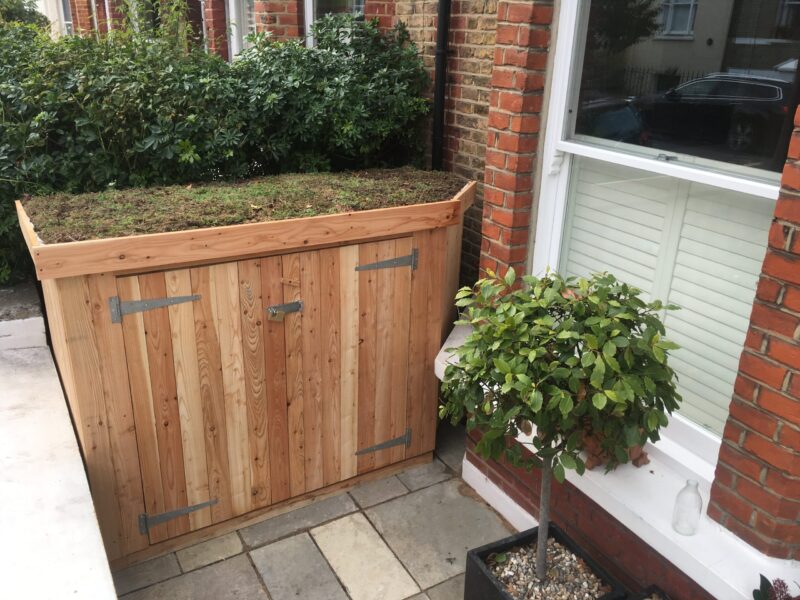Bike shed installation featured on the Brighton Bike Sheds blog