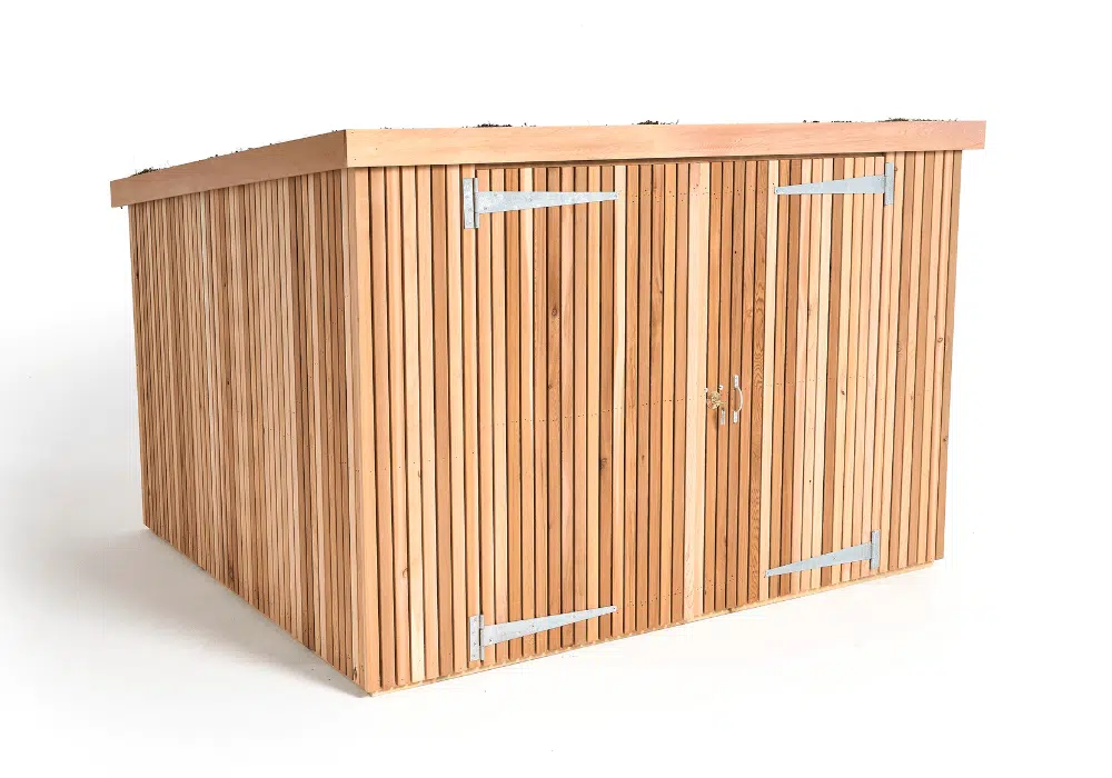 Slot-In Bike Shed shown on the Brighton Bike Sheds bike sheds page, image 9 in the product gallery