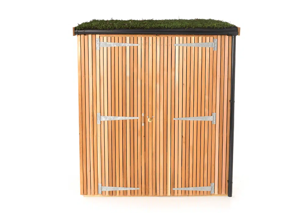 Vertical Bike Shed shown on the Brighton Bike Sheds bike sheds page, image 6 in the product gallery
