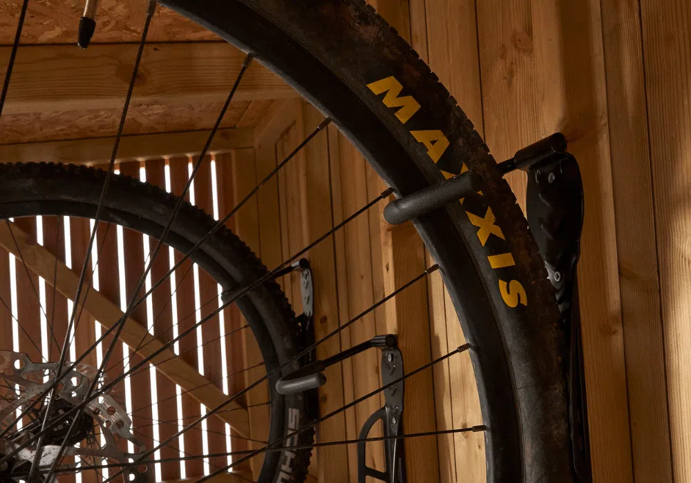 Vertical Bike Shed shown on the Brighton Bike Sheds bike sheds page, image 7 in the product gallery